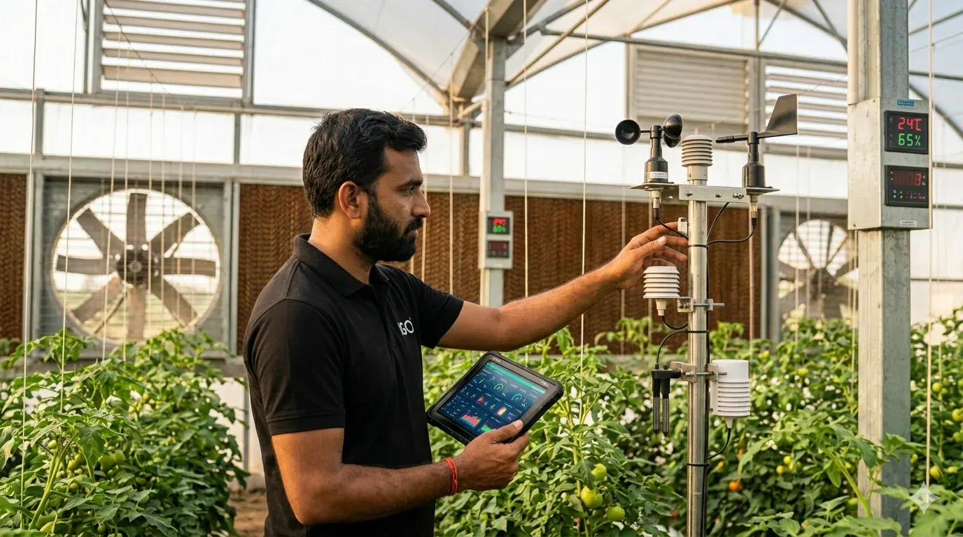 Climate Controlled Polyhouse